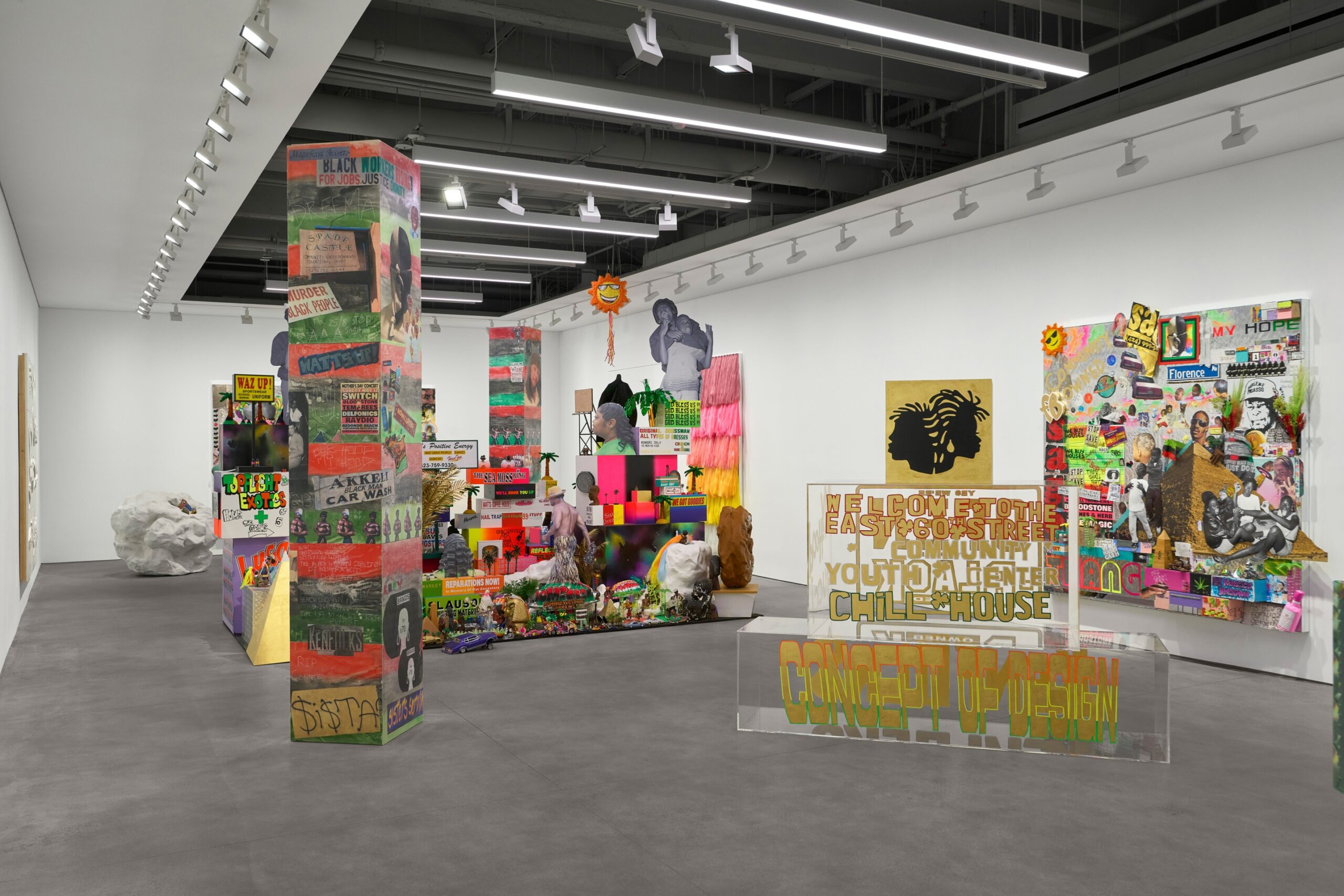 Lauren Halsey at David Kordansky NY